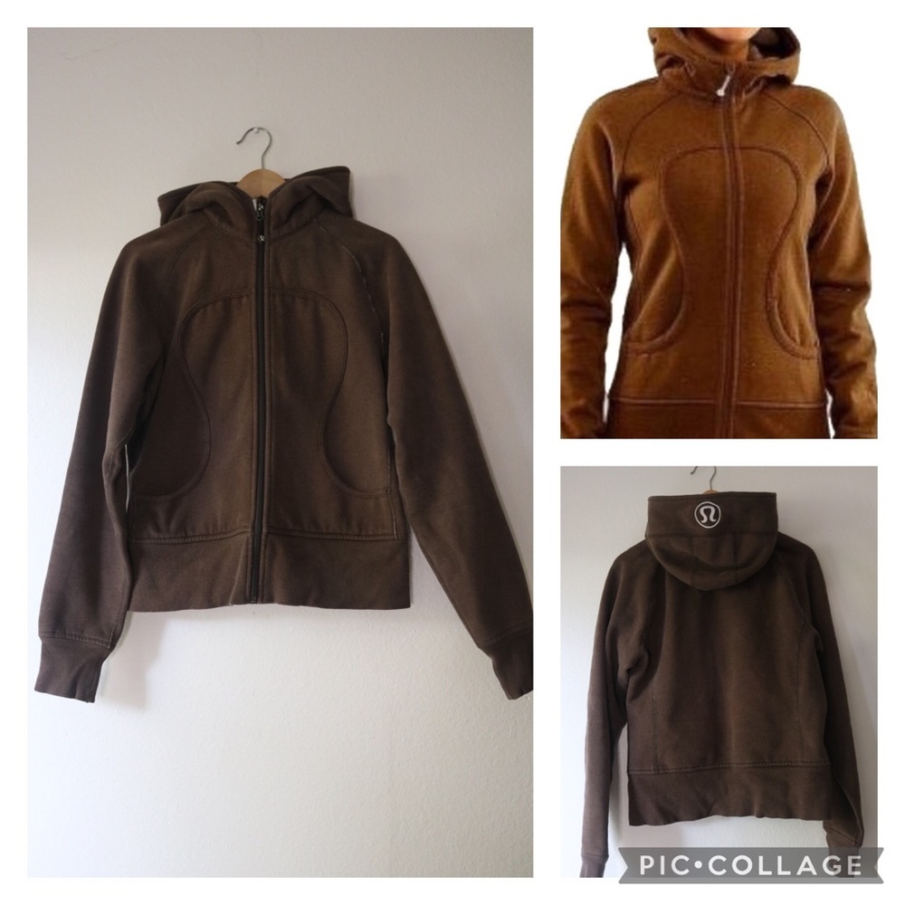 Lululemon Brown Scuba Hoodie Jacket